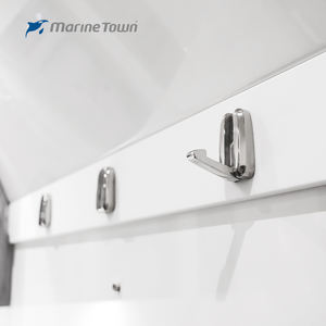 Crochet à serviette pliant à ressort en acier inoxydable 316, qualité marine, fixation murale - Product Image 1