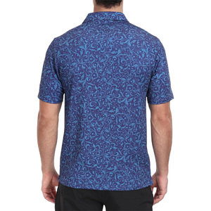 Chemises en tricot imprimées pour hommes, style décontracté chic, personnalisables, pour usage professionnel et commercial - Product Image 3