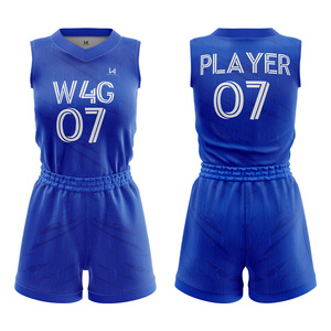 Ensemble de maillot et short de basket-ball pour femmes, personnalisé, sublimé, de haute qualité, avec coutures professionnelles - Product Image 4