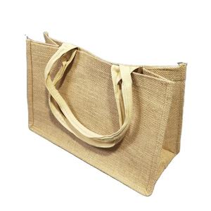 Custom Logo Printed Jute Eco Shopper <b>Bags</b> for Brand Promotion and Marketing - Product Image 5