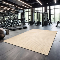 Tapetes de Gimnasio de EVA Resistentes a Impactos, Inodoros, 60x60cm, 10mm, Impermeables, para Entrenamiento HIIT, Opciones de Color Personalizadas, ASTM EN71 UKAS, Lavables