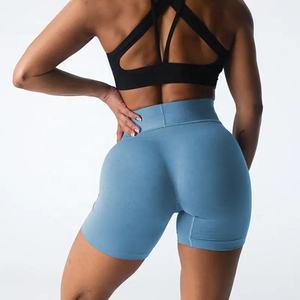 2023 nouveauté Offre Spéciale entraînement athlétique Biker Shorts femmes course Fitness Gym Shorts femmes Nylon sport Yoga Shorts - Product Image 4