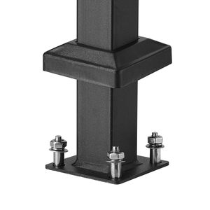 Kit Corrimano per Scale a 2-3 Gradini in Acciaio al Carbonio Stile Transizionale, Ringhiere per Esterni, Installazione per Gradini, Nuovo Stile Transizionale - Product Image 4