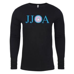 Camiseta de Manga Larga Negra para Hombre, Estilo Casual, de Algodón, Cómoda y Suave para Uso Diario, Marca Jack and Jill, Filadelfia - Product Image 1