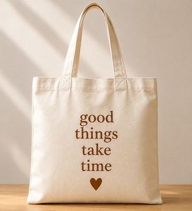 Sac fourre-tout en toile de coton imprimé écologique HINDVANTA GLOBAL, couleur crème, grande capacité, sac à main pour femme, réutilisable, fermeture magnétique - Product Image 1