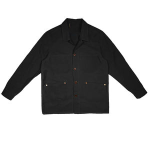 เสื้อแจ็คเก็ตผ้าแคนวาสคอตตอนแบบยูนิเซ็กซ์สั่งทำพิเศษสำหรับฤดูหนาว กันน้ำ ระบายอากาศได้ดี เป็นมิตรกับสิ่งแวดล้อม มีกระเป๋าคาร์โก้ โลโก้ด้านหน้า เหมาะสำหรับงานอุตสาหกรรม - Product Image 2