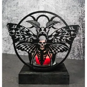 Porte-bougie en or de qualité supérieure pour l'intérieur d'un appartement de luxe, support à bougie vintage pour la décoration de salle à manger de style farmhouse, Zahid Exports - Product Image 3