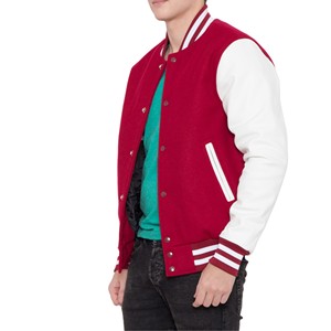 Men <b>Canvas</b> Varsity <b>Jacket</b> Breathable Waterproof High Quality Full Sleeves Customizable Latest Design Hot Sale - Product Image 3