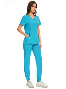 Ensemble d'uniformes médicaux pour hommes, vêtements de travail extensibles pour infirmières - Product Image 2