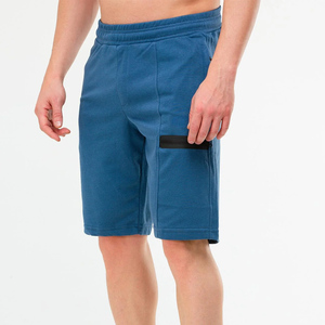 Shorts de jogging décontractés pour homme, coupe classique, en polyester, taille élastique et poches, séchage rapide, style urbain, été - Product Image 3