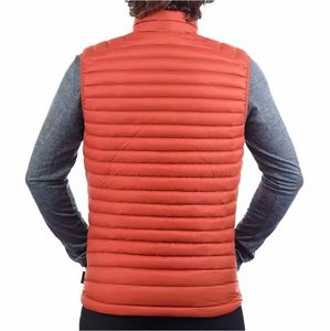 2026 Latest Wholesale High Quality Custom Made Mens Winter Polyester Filled Puffer Vest Quilted Sleeveless Waistcoat PU Leather - Product Image 3