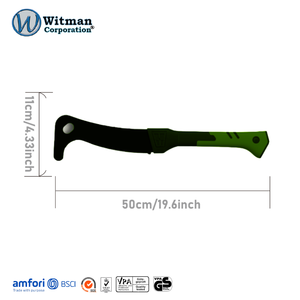 GETTA TOOLS M501 Agriculture Tool Bush Sickle Billhook Brush Hook SK5 <b>Blade</b> <b>Sharpened</b> Edge Black Oxide Finish Fiberglass TPR - Product Image 2
