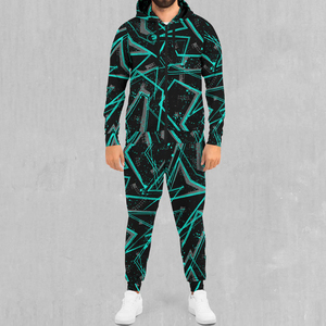 Men Autumn Hooded Solid <b>Tracksuits</b> High Quality Breathable Sublimation Casual Customized Quick Dry 100% Polyester 2-in-1 Design - Product Image 1
