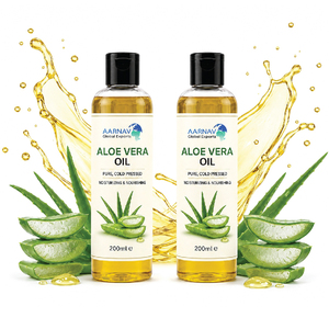 Aceite de Aloe Vera AARNAV 200ml, Puro, Prensado en Frío, Hidratante, Aceite Portador para el Cuidado de la Piel - Product Image 1