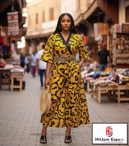 Tela de Algodón con Estampado Africano Vibrante, Estilo Ankara, para Confección de Vestidos, Manualidades, Ropa, Moda Tradicional, Textil de Camerún - Product Image 6