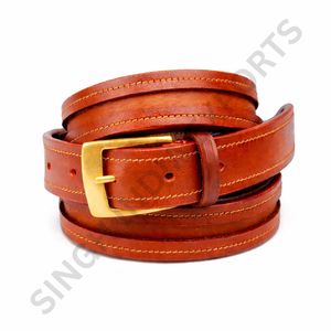 Cinturón de Cuero Genuino con Incrustaciones, Estilo Occidental, Hecho a Mano, con Logotipo Personalizado, Venta al Por Mayor, Calidad Premium - Product Image 3