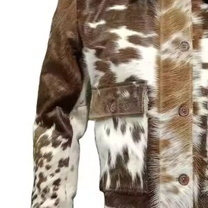 Chaqueta de Cuero de Diseño para Hombre, Chaqueta de Cuero Vacuno Genuino, Prenda de Moda Casual y Elegante - Product Image 5