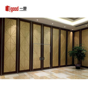 Cloison mobile pour foyer <span class=keywords><strong>d</strong></span>'auditorium, panneaux acoustiques en MDF de 85 mm, finition stratifiée, coins flexibles pour réunions - Product Image 5