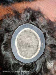Peluca de Cabello Humano Remy 8x6 con Encaje Completo para Hombre - Product Image 2
