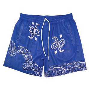 Shorts de basket-ball en mesh pour hommes, séchage rapide, respirants, shorts de sport pour la salle de sport, logo personnalisé, vêtements de sport - Product Image 5