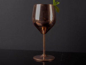 Grand bol en cuivre, verre à vin profond en cuivre, gobelet en cuivre, grand bol en cuivre, verre à vin en cuivre, bol incurvé en cuivre, gobelet élégant en cuivre - Product Image 5