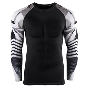 Chemises de compression de haute qualité pour la musculation et le fitness, respirantes, pour hommes - Product Image 1