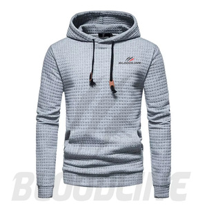 Sweat-shirt à capuche unisexe noir Bloodline, coupe classique, 100 % coton, uni, décontracté, pour l'hiver, respirant, séchage rapide, tissu polaire, style hip-hop - Product Image 5