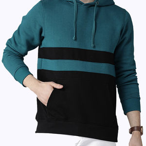 Sweat-shirts à capuche amples et épais pour hommes, 100 % coton molletonné, avec logo personnalisé, en tissu tricoté respirant, 240 g – Collection Automne - Product Image 6