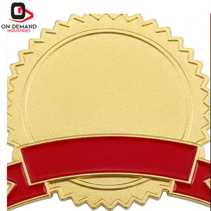 Badges d'accomplissement personnalisés brodés or avec épingle de sûreté, emblèmes de récompense et de reconnaissance pour les écoles, les clubs, les événements et les organisations – Qualité supérieure - Product Image 5