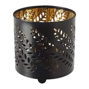 Support de bougie votive en métal plaqué or, motif découpé au laser, en fer, pour bougie chauffe-plat, style nordique, décoration d'intérieur, vente en gros d'usine - Product Image 2