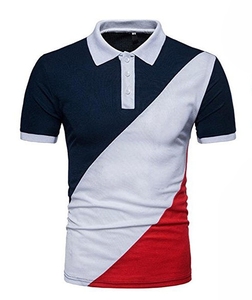 Camisa de Manga Corta Azul Claro para Hombre, Color Sólido, Algodón, Informal, con Botones, Corte Regular, Transpirable, Tejido de Punto, 220g, Teñido Liso en la Parte Delantera - Product Image 2