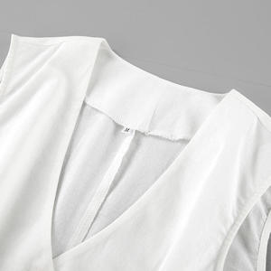 Conjunto Deportivo de Dos Piezas para Mujer, 100% Algodón, Elástico, Cuello en V, Estilo Hip Hop, Forro Polar, Transpirable, para Invierno - Product Image 3