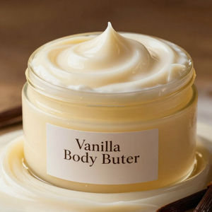 Vanilla Body Butter Deep Moisturizing Skin Care Cream Natural Hydration Glow Soft Smooth Skin OEM ODM Private Label Manufacturer - Product Image 3