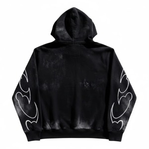 Sweat à capuche zippé oversize personnalisé avec logo, 100% coton, molleton épais 400 GSM, style streetwear, maquette gratuite, sans MOQ, OEM ODM - Product Image 2
