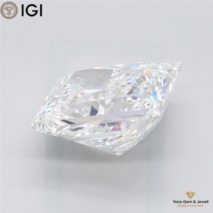 Diamant CVD de qualité supérieure cultivé en laboratoire, clarté VVS1, couleur E, avec certificat IGI, taille princesse, 5,01 carats, conçu pour des bijoux uniques - Product Image 3