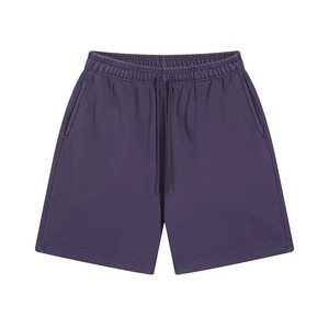 Shorts Bermuda Décontractés pour Hommes, Couleur Unie, Taille Élastique, Coton Respirant, Poches, Taille Mi-Haute, Style Streetwear, OEM ODM - Product Image 3