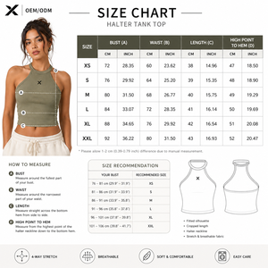 Camisetas sin mangas de cuello halter de color liso para mujer, transpirables, de punto, deportivas, ecológicas, de secado rápido, longitud regular, OEM, de algodón en la parte delantera - Product Image 6