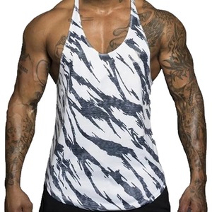 Sport Sweat Vest Full Sublimation <b>Singlets</b> <b>Men</b> Outdoor Muscle Fashion Fitness Bodybuilding Tang Top Professional Gym - Product Image 1