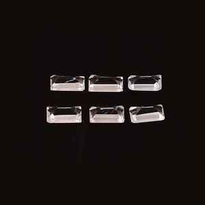 Topacio Blanco Natural de 3x6 mm, Corte Baguette, Facetado, Calibrado, Gema Suelta, Calidad AAA++, Certificado por Terceros, para Joyería - Product Image 4