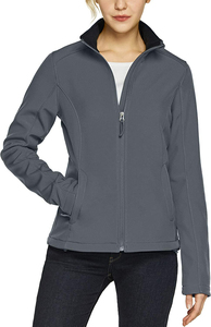 Chaqueta Softshell para Mujer, Resistente al Viento, Tejido Transpirable, Ajuste Cómodo, Diseño Ligero, para Senderismo, Ropa de Exterior Premium - Product Image 3