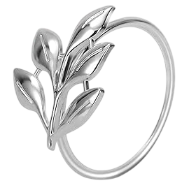 Best Offers Napkin Ring with Leaf Designed Metal Crafted Polish Finished Home & Restaurant Uses Napkin Ring - Product Image 4