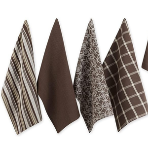 Serviettes de cuisine à carreaux en coton teint en fil compressé 16x24 pouces, pour usage domestique, vente en gros, fabricant OEM ODM - Product Image 4