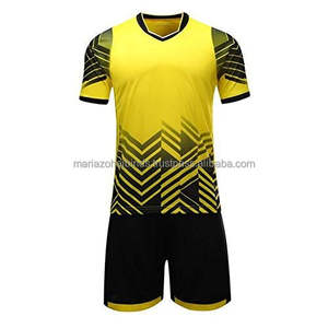 Ensemble d'uniformes de football 100% coton à manches courtes personnalisable de haute qualité - Product Image 5