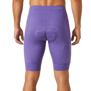Stylish Men's Sports Cycling <b>Shorts</b> Knitted Solid Mid Comfortable <b>Stretch</b> Fabric OEM Service Modern Athletic Design Daily - Product Image 2