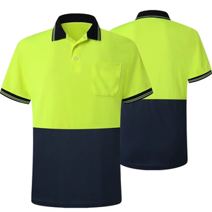 Polo pour homme respirant et à séchage rapide, uniforme de gardien de sécurité, vêtements de travail décontractés, haut léger et doux - Product Image 4