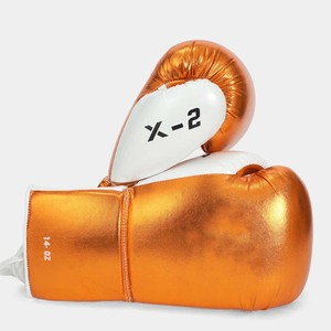 Guantes de Boxeo de Cuero Metálico Brillante de Primera Calidad, Guantes para Competencias, Guantes de Sparring con Logotipo Personalizado - Product Image 4