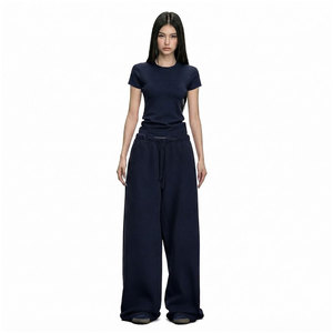 Women Comfortable Travel Lounge Wear <b>Set</b> Women Fashion T Shirt Pants Women Breathable Casual Wear Two Piece <b>Set</b> - Product Image 3