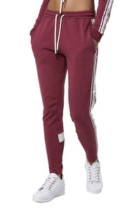 Pantalon de survêtement en molleton de coton pour femmes, pantalon de survêtement en polaire de coton/polyester pour le printemps pour le fitness, la course à pied et les sports d'hiver - Product Image 2