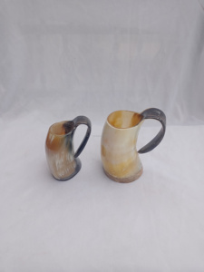 Taza Original de Cuerno de Búfalo, Alta Demanda, Estilo Vikingo, Tallada a Mano, Inspirada en los Vikingos, Ragnar - Product Image 5