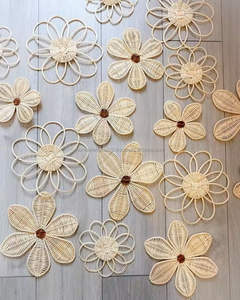 Décoration murale en rotin faite à la main durable Fabricant en gros d'accent décoratif écologique pour le salon du Vietnam - Product Image 2